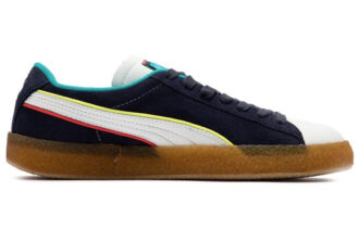 Suede Crepe Stb “Black Brown White”