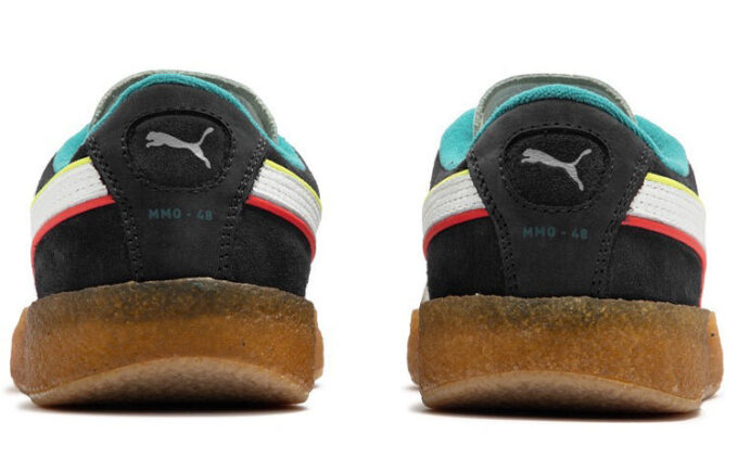 Suede Crepe Stb “Black Brown White”