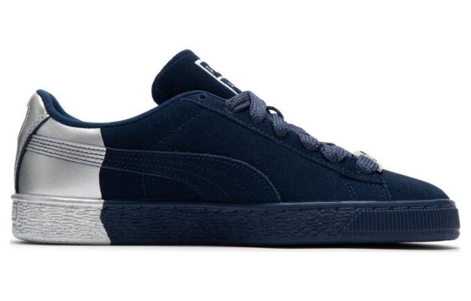Suede Dance Crew “Navy Silver”