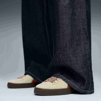 Suede Fuzzy Sneakers