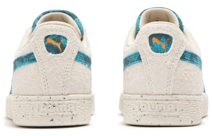 Suede Gentle Jungle “Cream Blue”