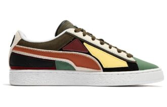 Suede “Layers – Deep Olive Warm Chestnut”