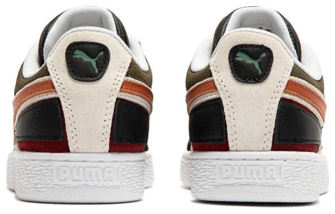 Suede “Layers – Deep Olive Warm Chestnut”