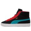 Suede Mid 21 “Black Viridian Green Red”