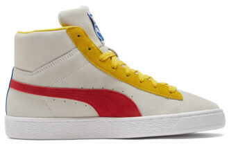 Suede Mid 21 “White Red Lemon”