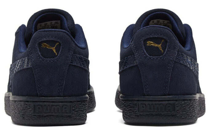 Suede Mono Deboss “Dark Blue Black”