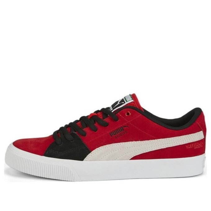 Suede Skate Nitro “Black Red White”