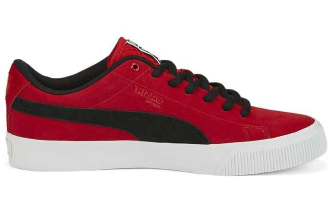Suede Skate Nitro “Black Red White”