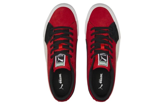 Suede Skate Nitro “Black Red White”