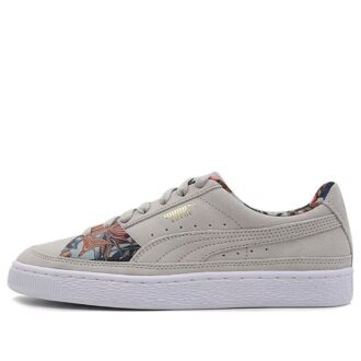 Suede Skate Palms “Light Grey”