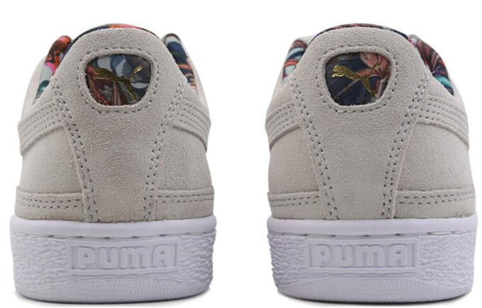 Suede Skate Palms “Light Grey”