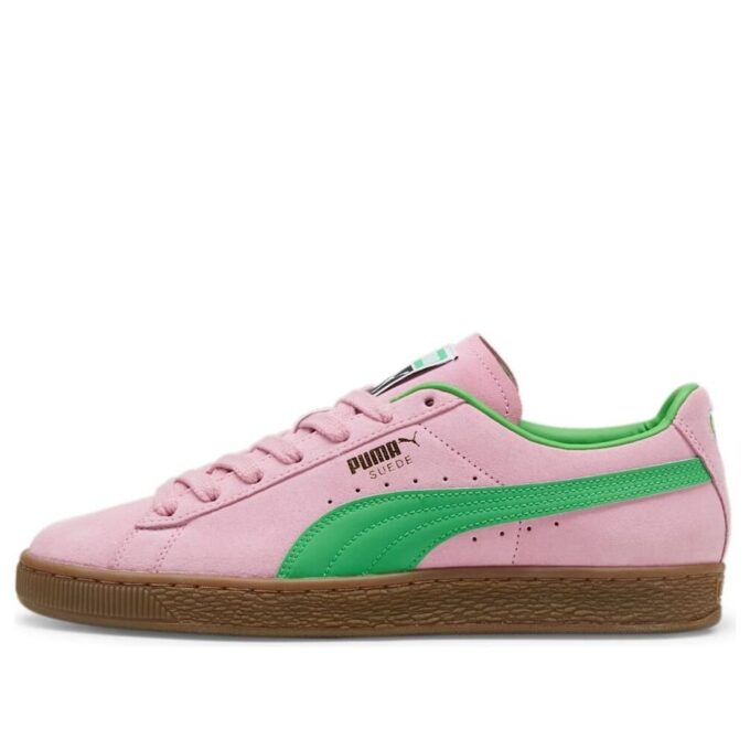 Suede Terrace “Pink Delight Green”