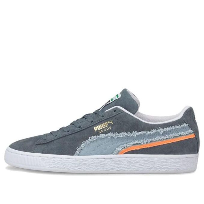 Suede “Triplex Denim – Dark Slate”