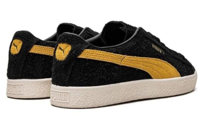 Suede Vintage Hairy Suede “Black Frosted Ivory”