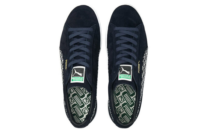 Suede Vintage Made In Japan “Sashiko – Intense Blue”