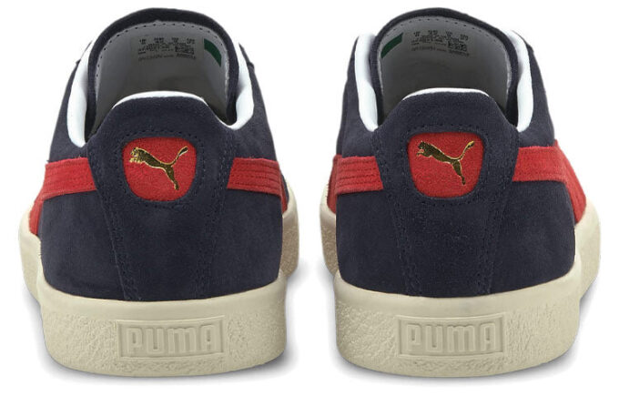 Suede Vintage “Peacoat High Risk Red”