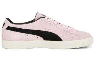 Suede Vintage “Pearl Pink Black”