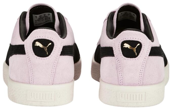 Suede Vintage “Pearl Pink Black”