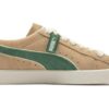 Suede Vintage “Players” Lounge – Light Sand Deep Forest”