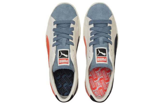 Suede Vintage “WTFormstrip – Peyote China Blue”