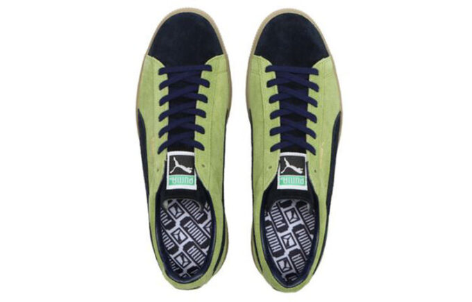 Suede Vtg Mij Jasmine Green Casual Skateboarding Shoes Black Brown