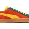 Suede Vtg Mij Low Tops Retro Skateboarding Shoes Unisex Orange