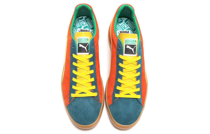 Suede Vtg Mij Low Tops Retro Skateboarding Shoes Unisex Orange