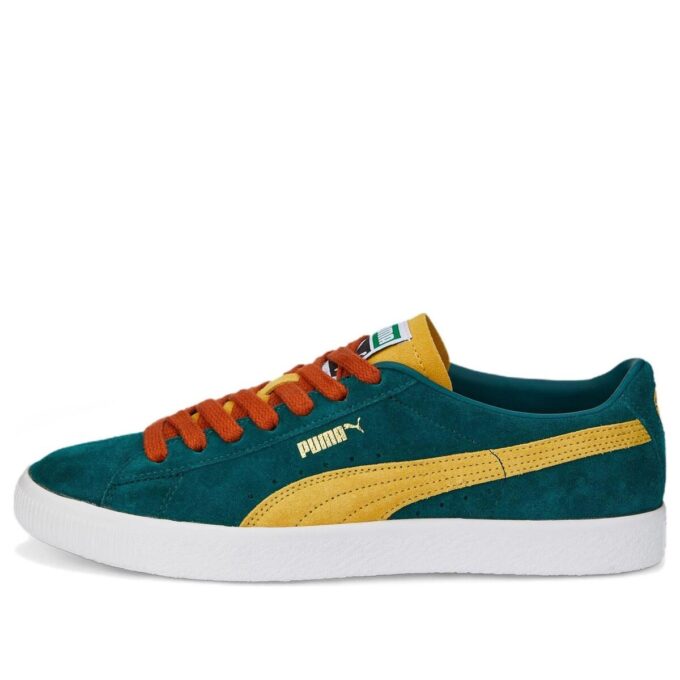 Suede VTG Teams “Varsity Green Mustard”