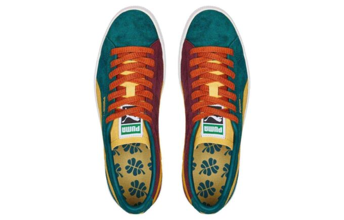 Suede VTG Teams “Varsity Green Mustard”