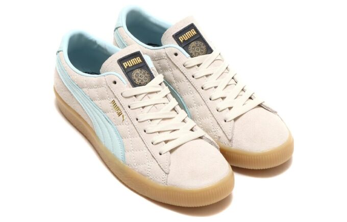 Suede VTG x Diaspora skateboards x Atoms “Cream Blue”