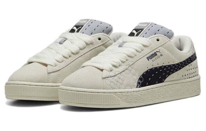 Suede XL “Beige Black”