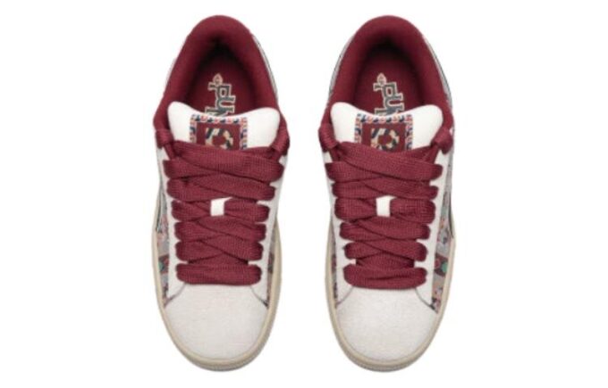 Suede Xl Bz Ethnic “White black red off white”