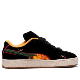 Suede XL La Catrina “Black Yellow Sizzle Pinktastic”