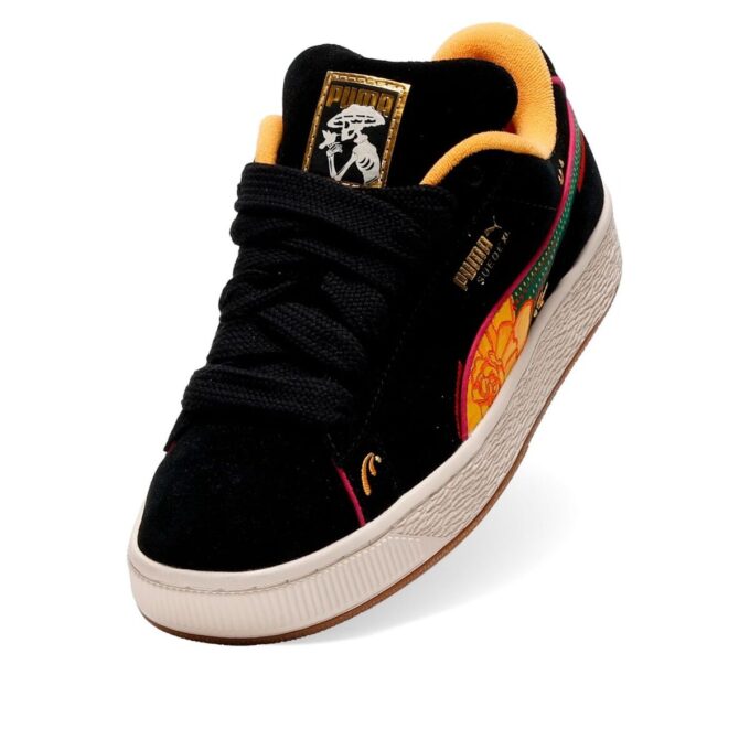 Suede XL La Catrina “Black Yellow Sizzle Pinktastic”