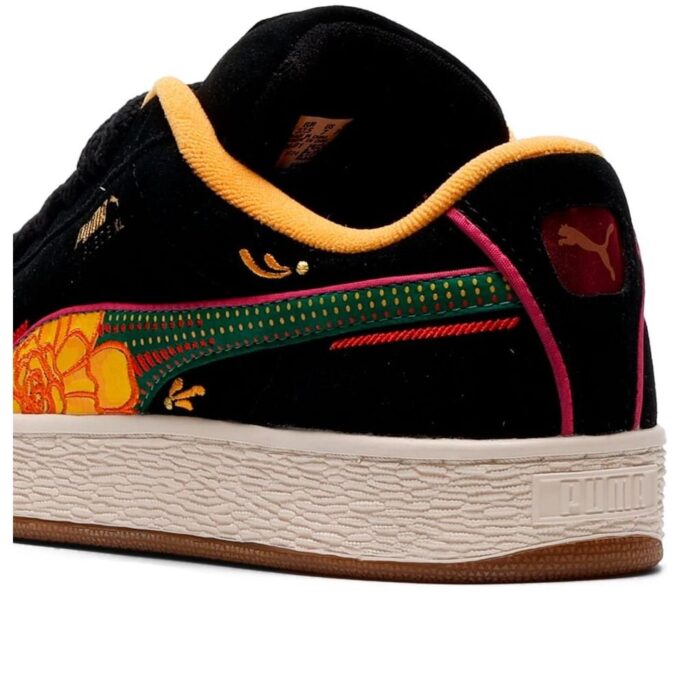 Suede XL La Catrina “Black Yellow Sizzle Pinktastic”