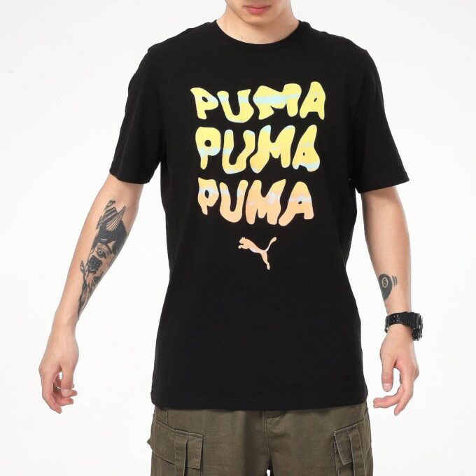 Summer Graphic T-Shirt “Black”