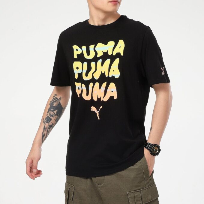 Summer Graphic T-Shirt “Black”