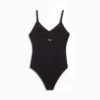Swim Women Belted One Piece Swimsuit