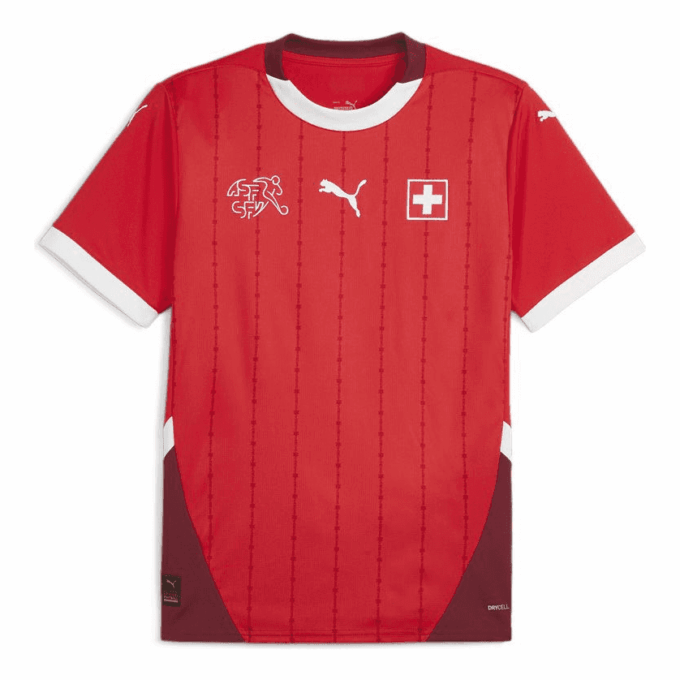 Switzerland 24 Home Soccer Jersey “Red”