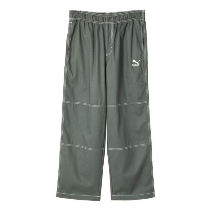 Swxp D Woven Pants with logo “Olive Green”