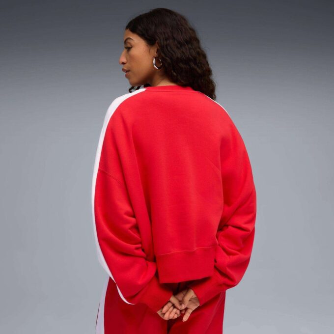 T7 Women Oversized Crew Neck Sweatshirt T7 Women Oversized Crew Neck Sweatshirt