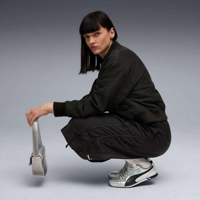 T7 Women Satin Bomber Jacket T7 Women Satin Bomber Jacket