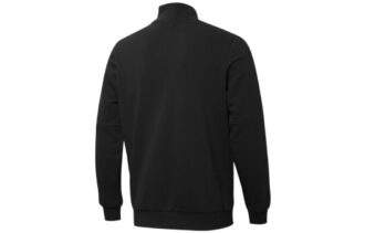 Tape French Terry Full-zip Sweatshirt “Black”
