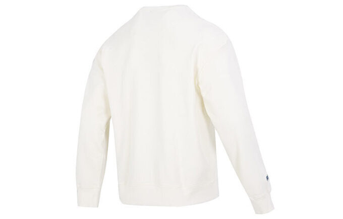 Team Badge Crew Sweater “Beige”