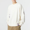 Team Badge Crew Sweater “Beige”