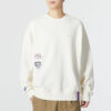 Team Badge Crew Sweater “Beige”