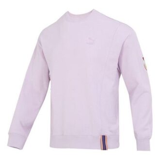 Team Badge Crew Sweater “Purple”