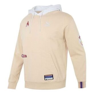 Team Badge Hoodie “Beige”