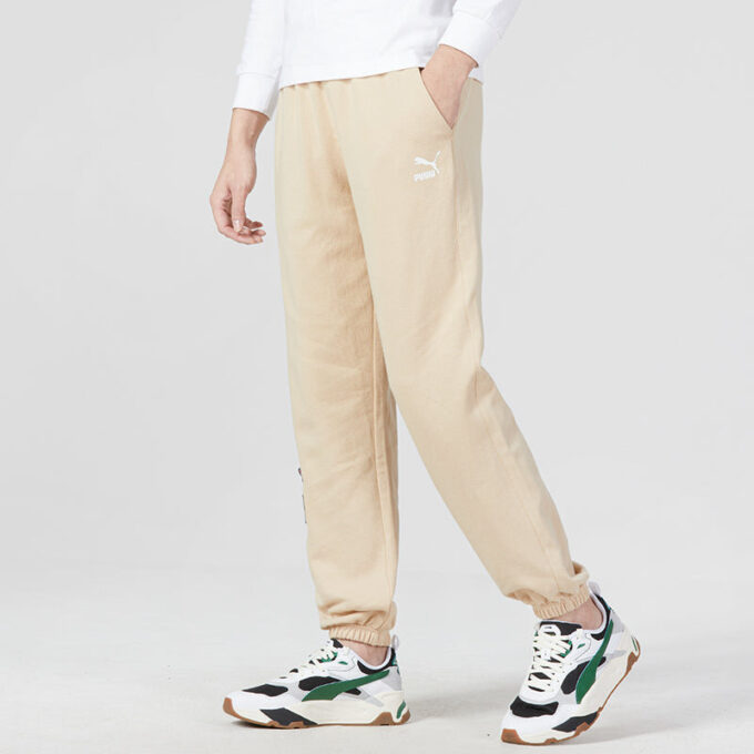 Team Badge Sweatpants “Beige”