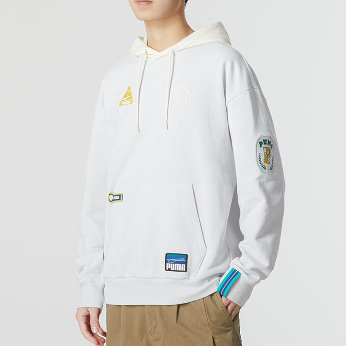 Team Badge Team Badge Hoodie “Grey”